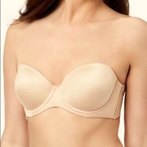 INC Women’s Bra Strapless 10 Multi-Way Bra Frappe NWT 44D & 42C